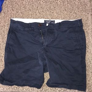 Abercrombie and Fitch navy cargo shorts